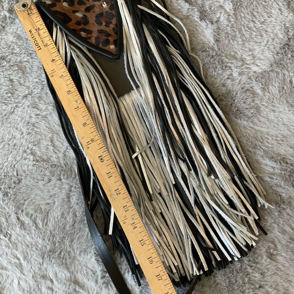 Leopard & metallic 8”x6”x3” Leather purse made in USA
A true statement piece! - Picture 15 of 15